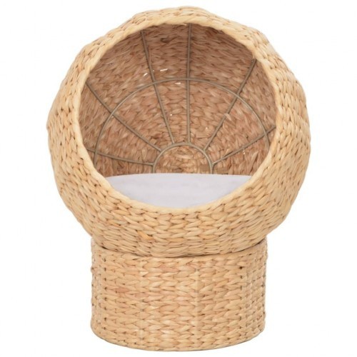 Cama de vime vidaXL para gatos, marrom