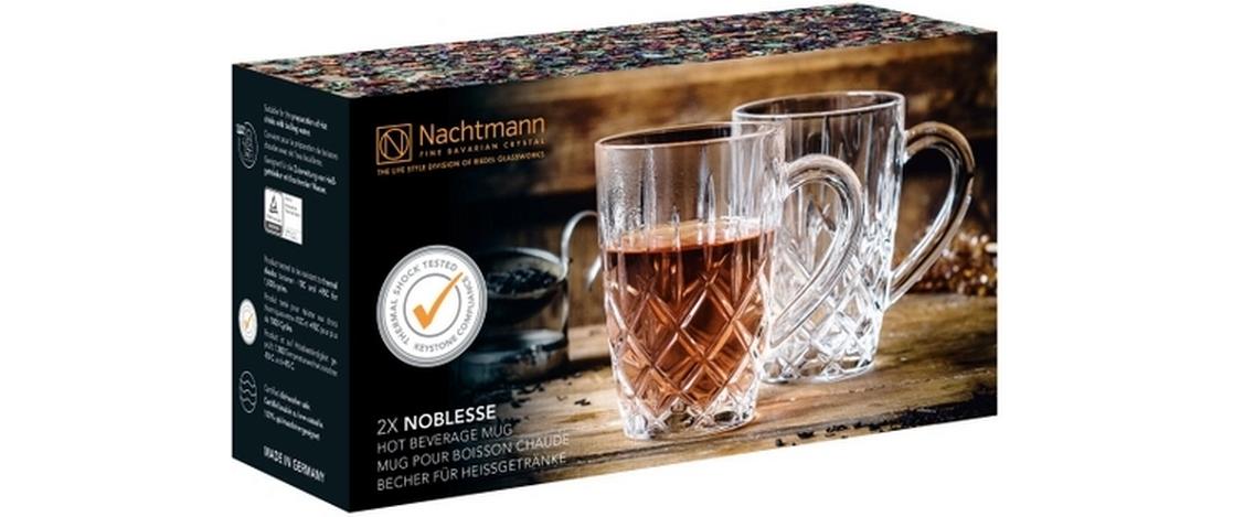 Teegläser-Set NoblesseTeegläser-Set aus Kristallglas mit elegantem Rautenmuster