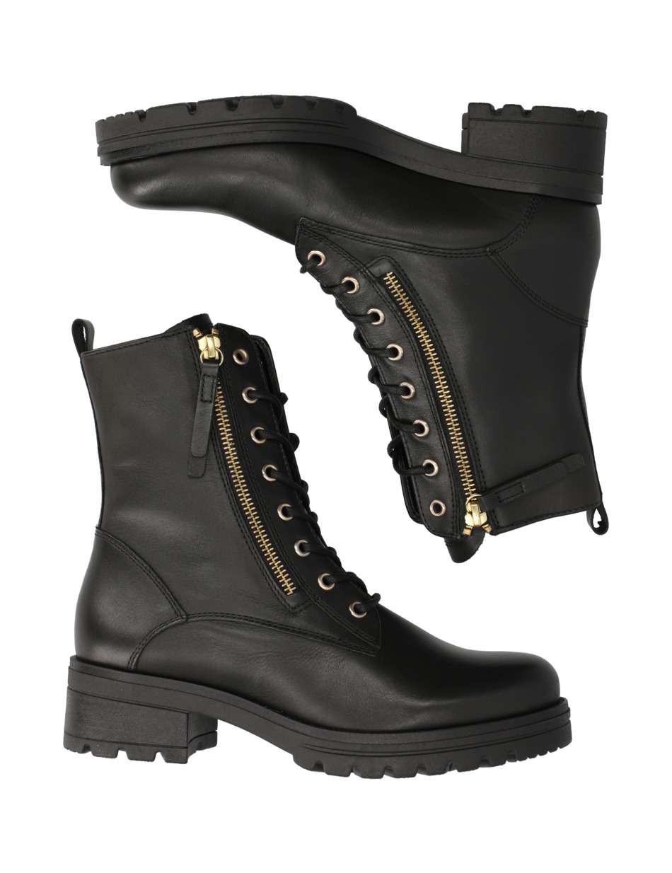 Glattleder Schnürboot