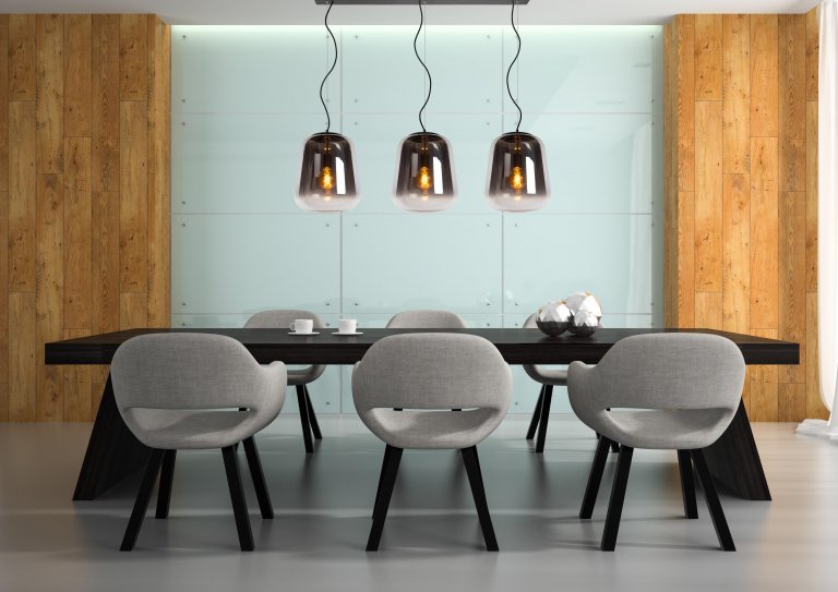 Lucide Glorio 3 cluster hanglamp lineair zwart