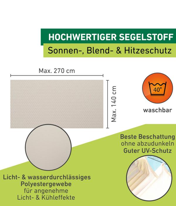 Windhager Sonnensegel, rechteckig,ca.