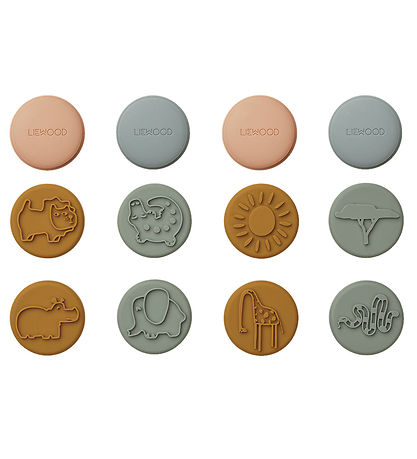 Liewood Stempels?t - Silikone - 12-pak - Earl - Golden Caramel M