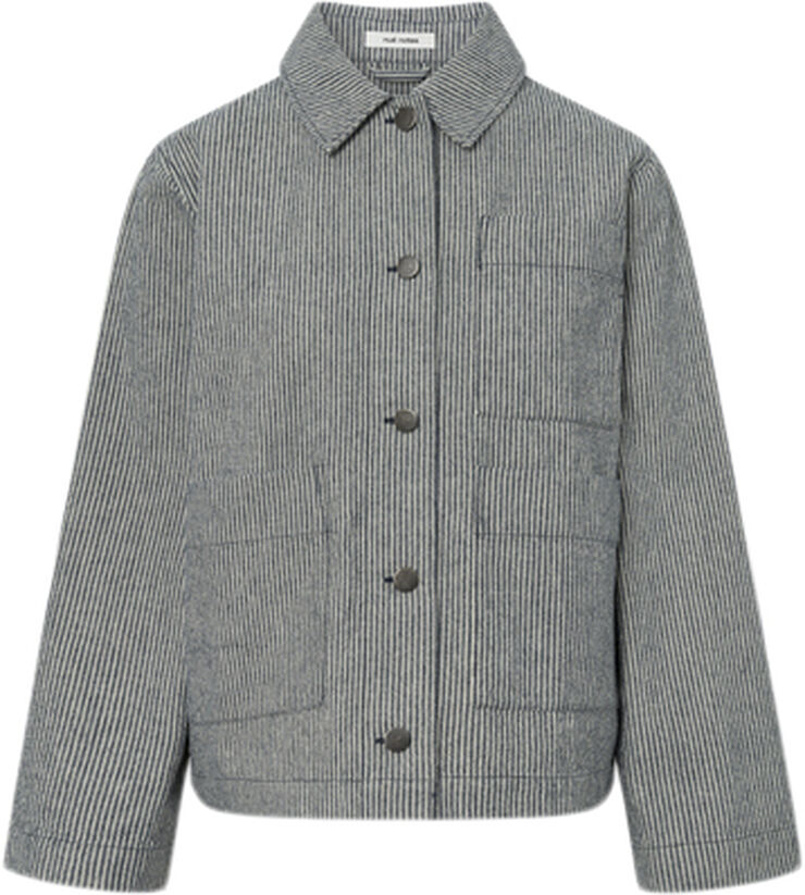 Nué Notes Enzo Jacket Hickory navy stripe