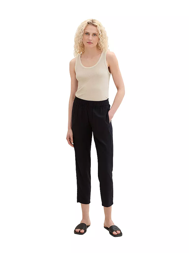 TOM TAILOR Hose Jogging Fit  schwarz
