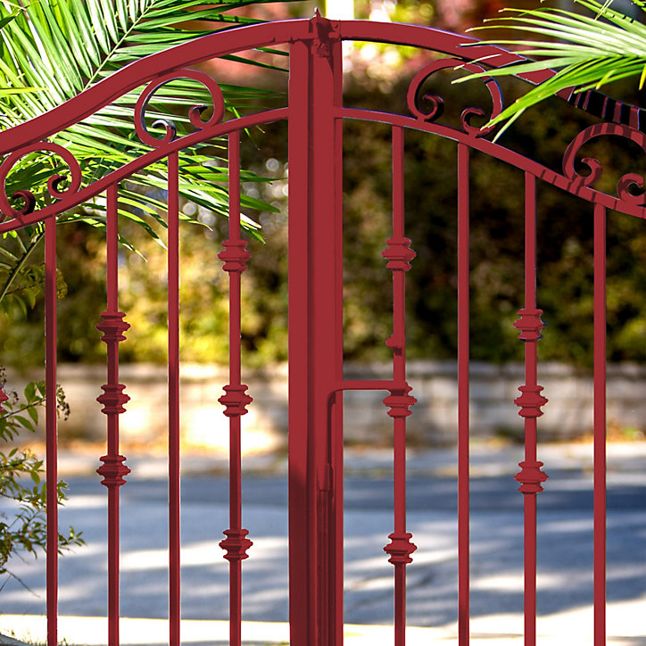 Peinture extérieure Ecran+ fer Dulux Valentine brillante rouge 2L