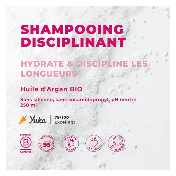 Shampoo Energie Fruit para Cabelos Secos e Rebeldes com Rosa Monoi e Óleo de Argan Orgânico 250ml
