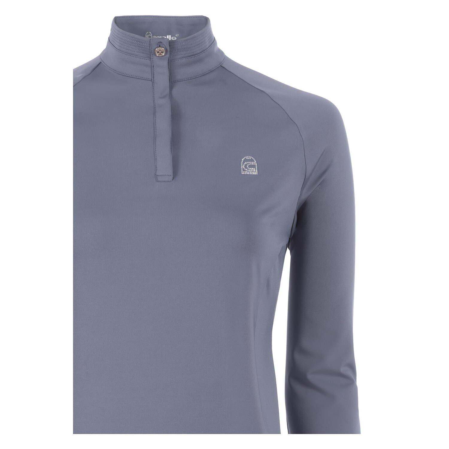 Cavallo Trainingsshirt CAVAL UV-PROTECTION HALFZIP SHIRT - blue shadow