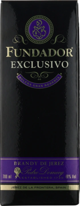 FUNDADOR BRANDY EXCLUSIVO 70CL