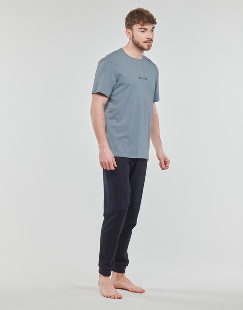 Calvin Klein Jeans - S/S CREW NECK Azul