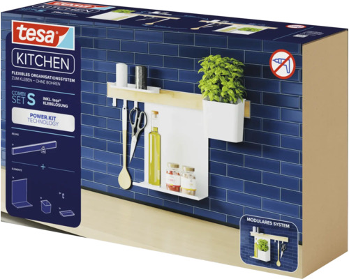 Keukenorganizer Tesa S wit 70020-00000-00
