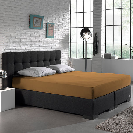 HC Dubbel Jersey Hoeslaken - Taupe