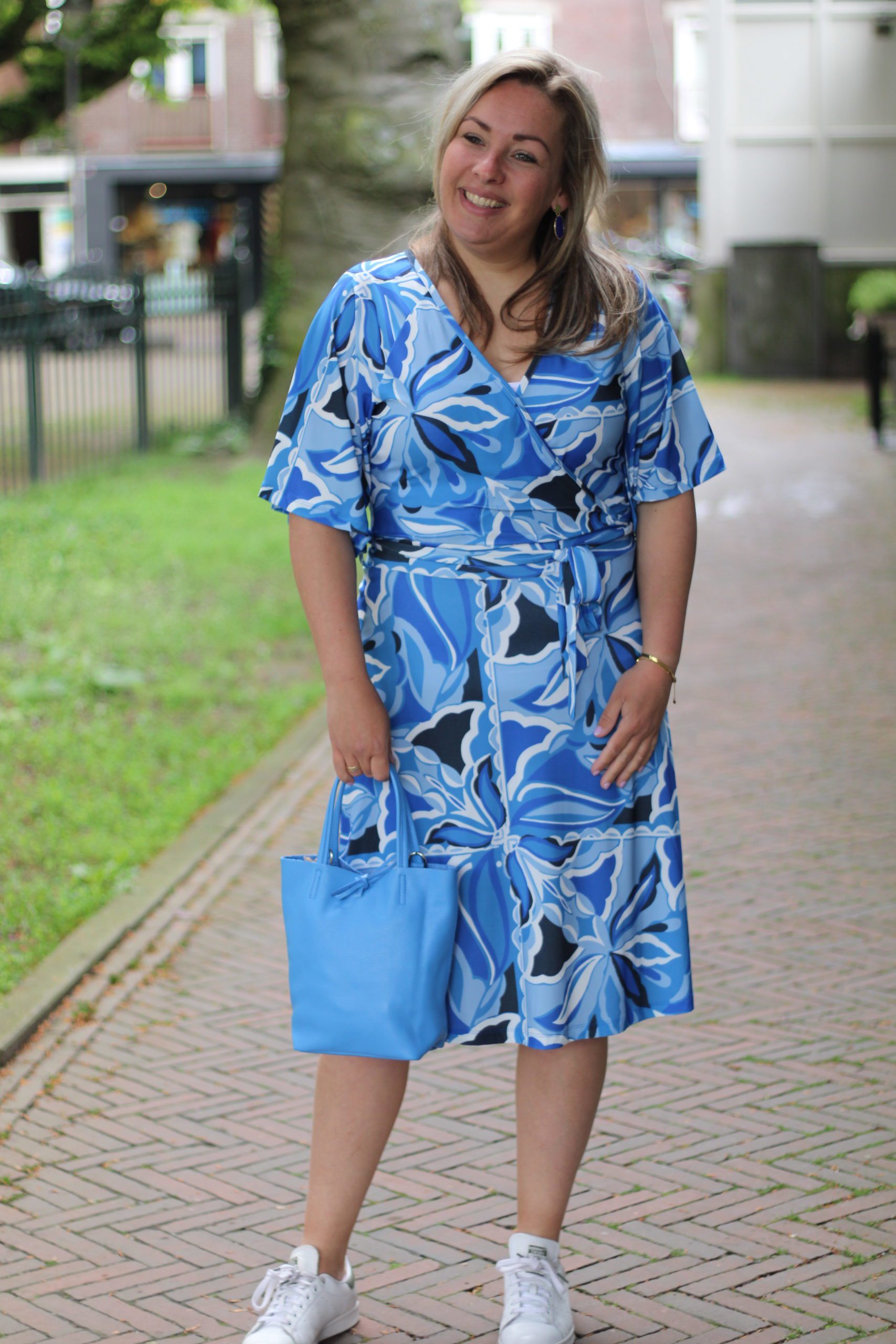 Zoso - Jessica Splendour Printed Dress - Ocean Blue/Blue
