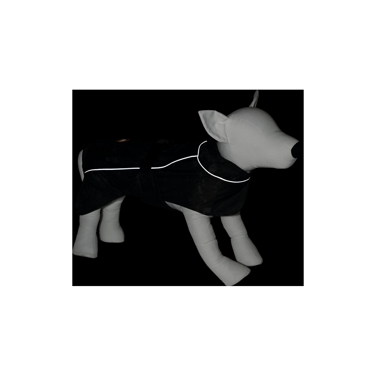 Dogs Creek Regenmantel Parabat schwarz 28 cm
