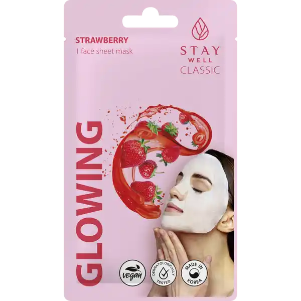 Classic sheet mask - Strawberry Glowing