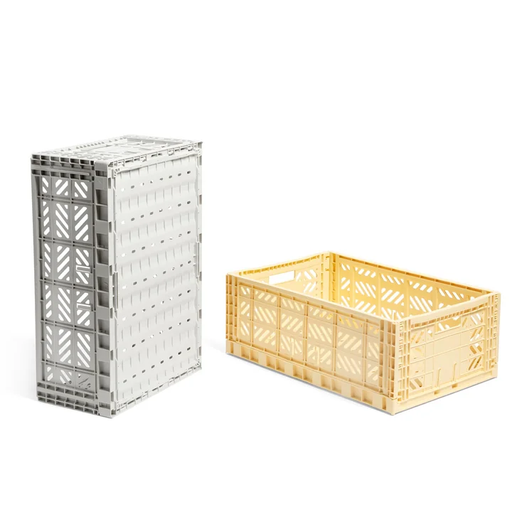 HAY - Colour Crate Korb M, 40 x 30 cm, lavendel