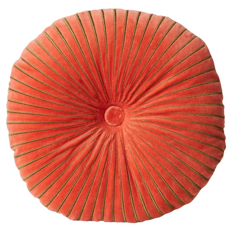 HKliving Round Ripple kussen Ø50 Sienna