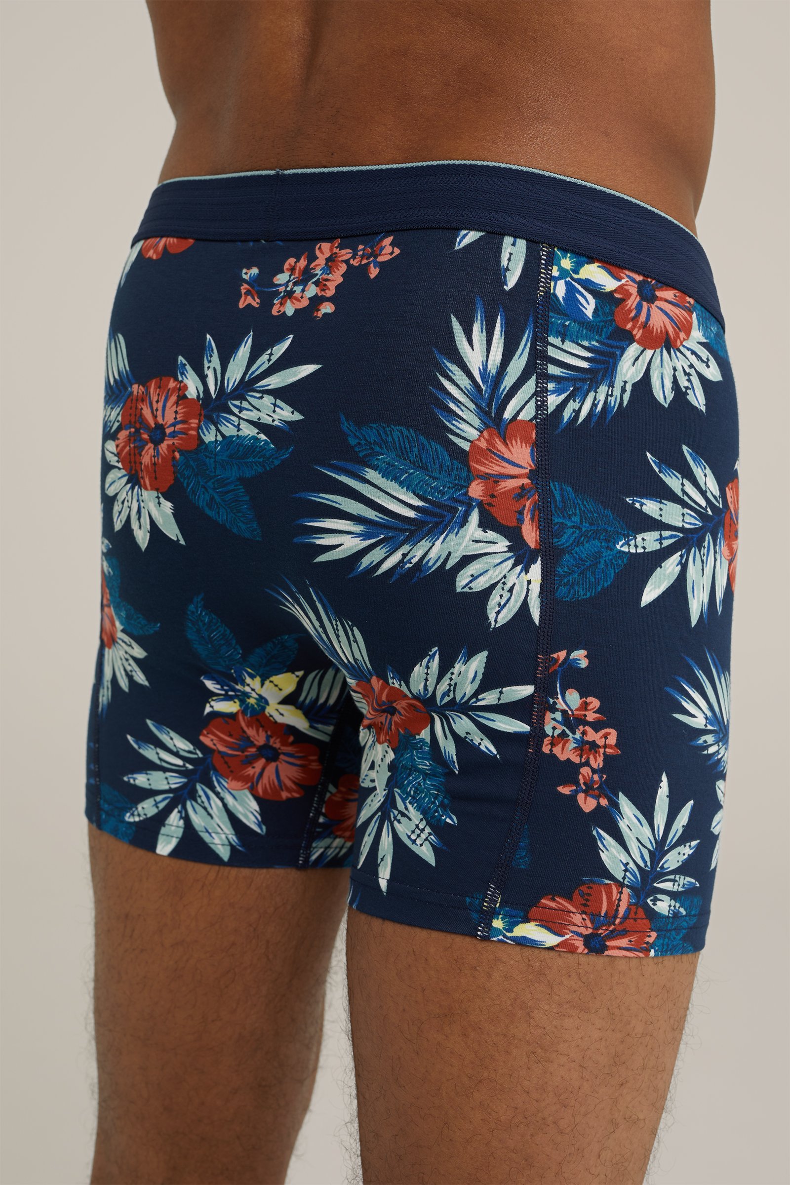 boxershort met dessin WE Fashion Donkerblauw