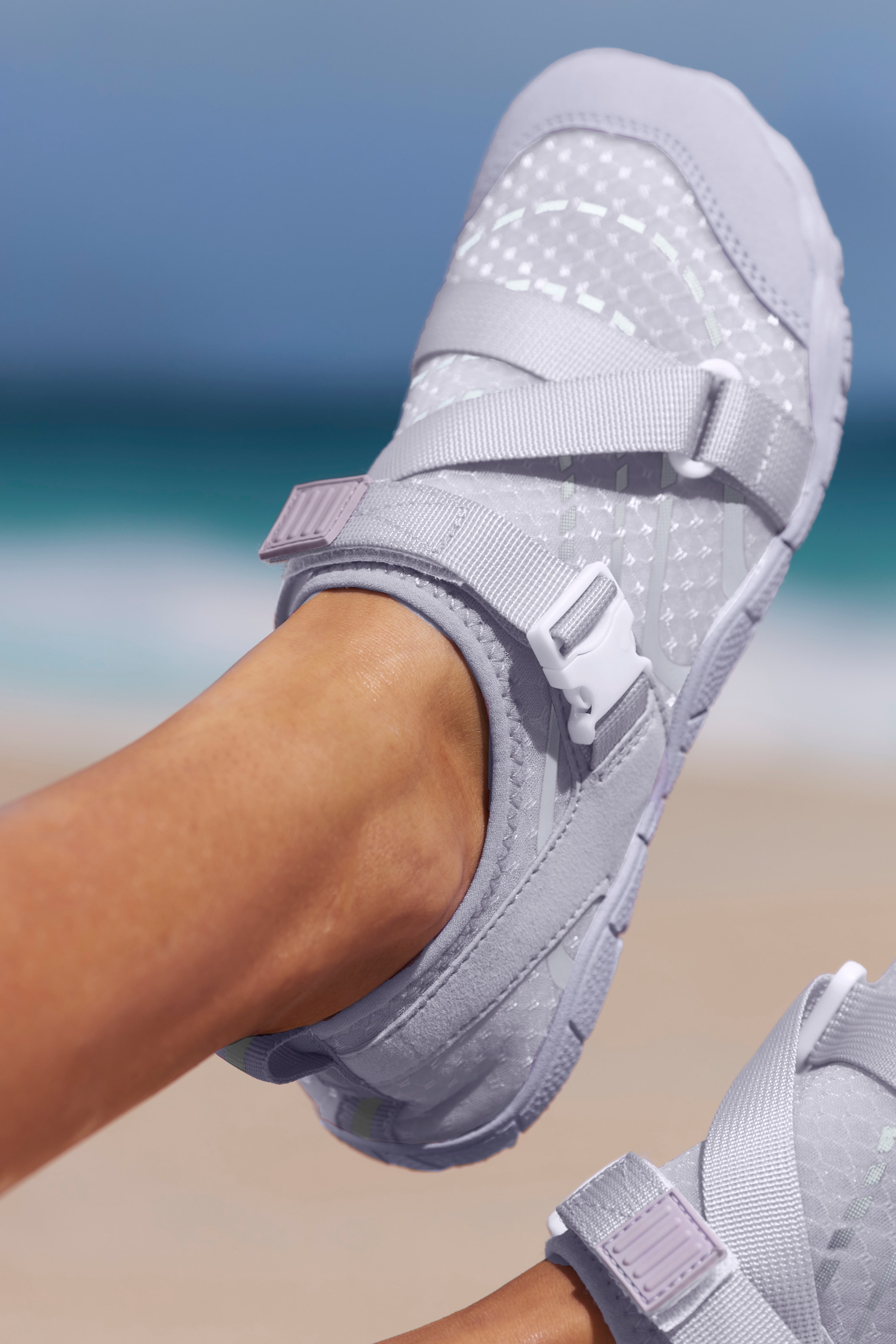 Venice Beach Badeschuh  Aquaschuh, Slipper, Wasserschuh mit Klettverschluss VEGAN