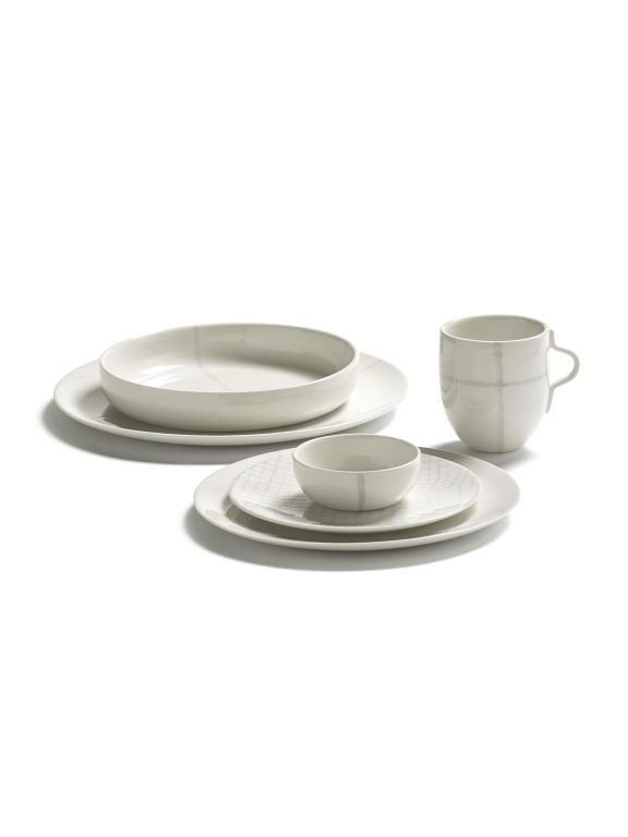 Serax Zuma by Kelly Wearstler ontbijtbord Ø20,5 set van 2 Salt