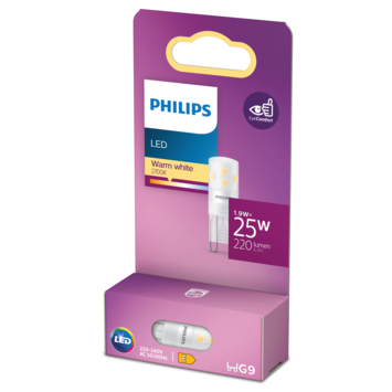 Philips LED capsule G9 1,9W 220 lm 2700K