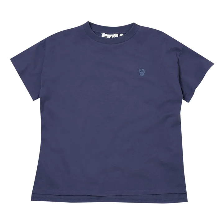 Main Story T-shirt Oversize Coton Bio | Bleu nuit