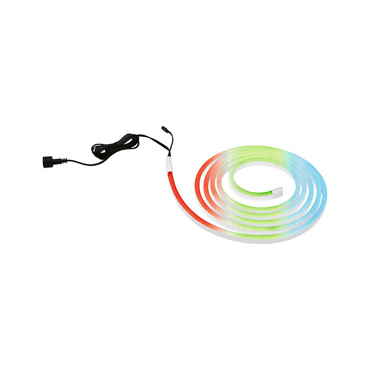 Strip LED intégré dimmable à clipser SimpLED Outdoor Paulmann 23W 216lm blanc mat L.300 x H.1,85x P.1,85cm