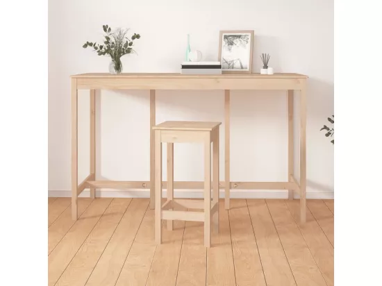 Table de bar 180x80x110 cm Bois massif de pin
