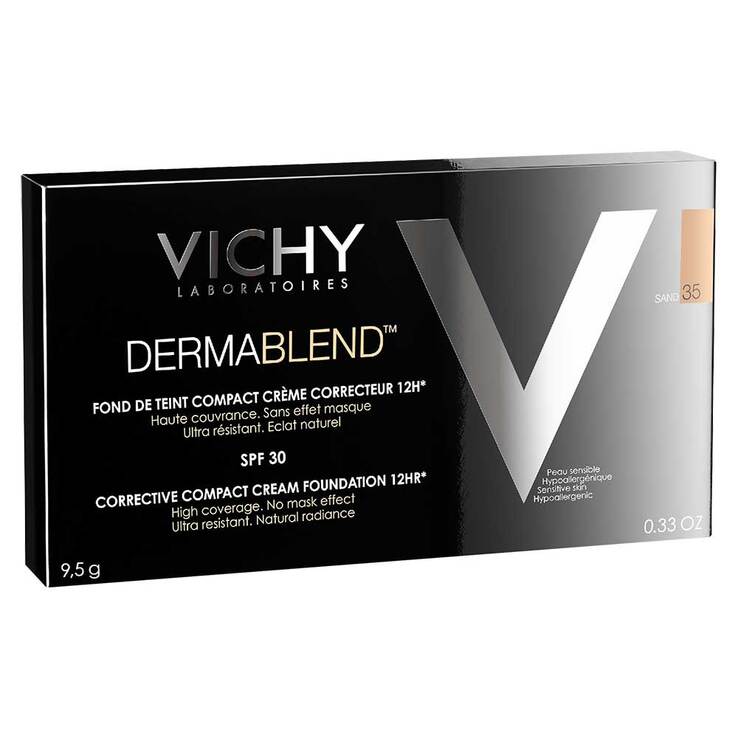 Vichy Dermablend Kompakt-Creme Make-up 35 Sand, 10 ml