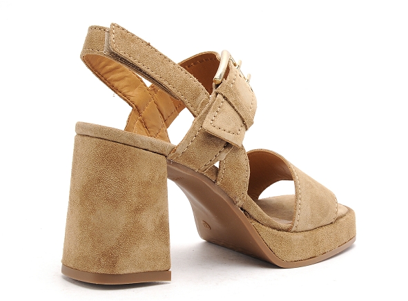 Alpe nu pieds talons femme 2572 marron