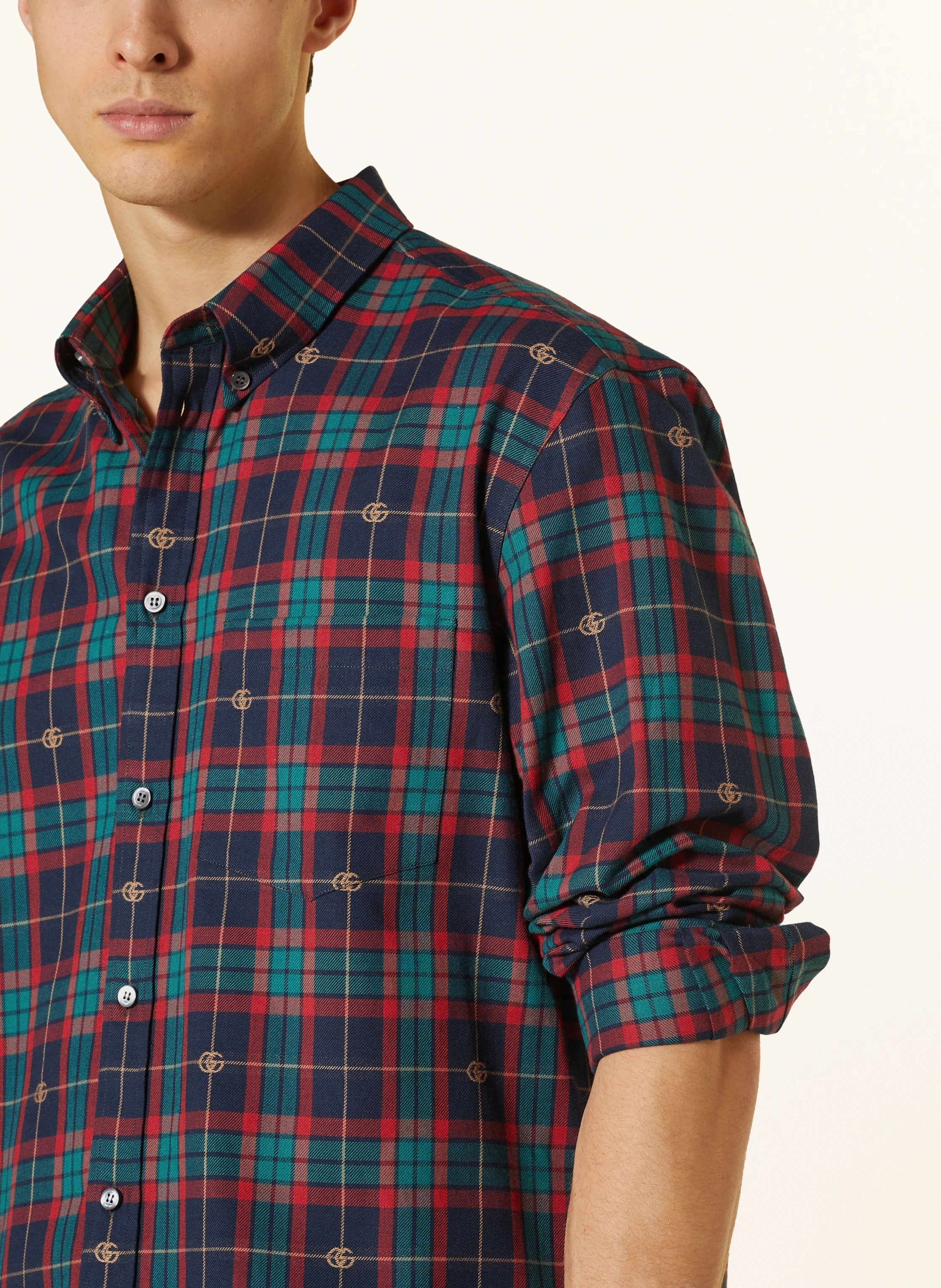 GUCCI Flanellhemd Comfort Fit