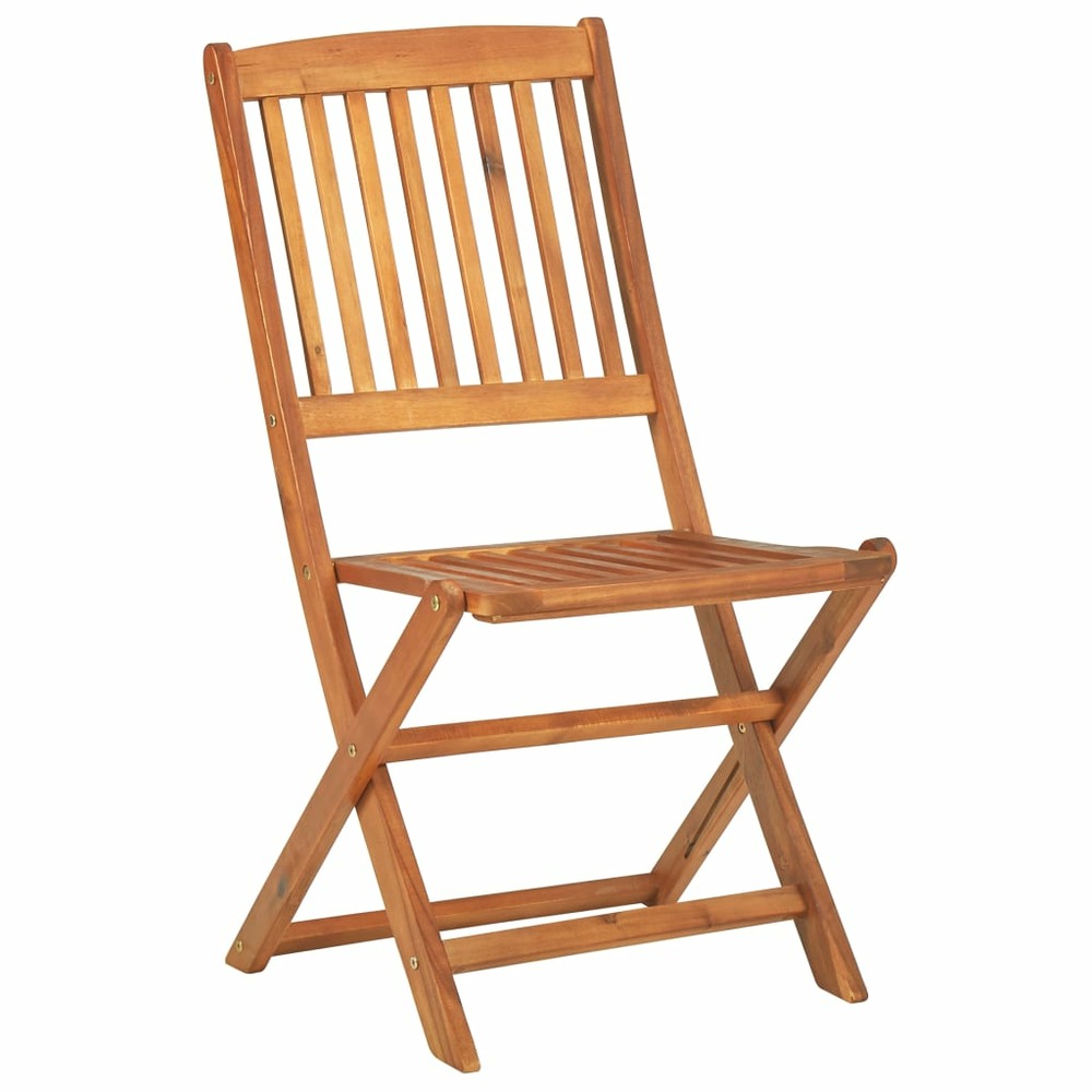 Mobilier de bistro 4 pièces bois d'acacia solide