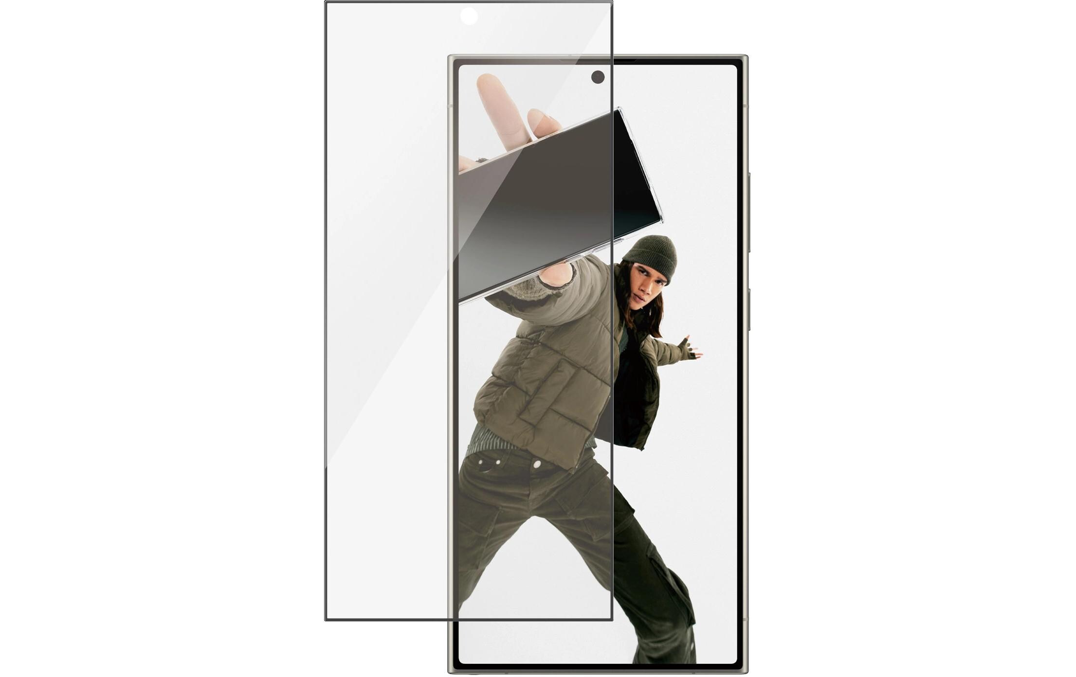 Displayschutz Ultra Wide Fit Galaxy S24 Ultra mit ApplicatorDisplay-Schutzfolie für das Samsung Galaxy S24 Ultra mit Montagehilfe