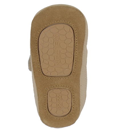 Melton Leder-Krabbelschuhe - Oxford Tan