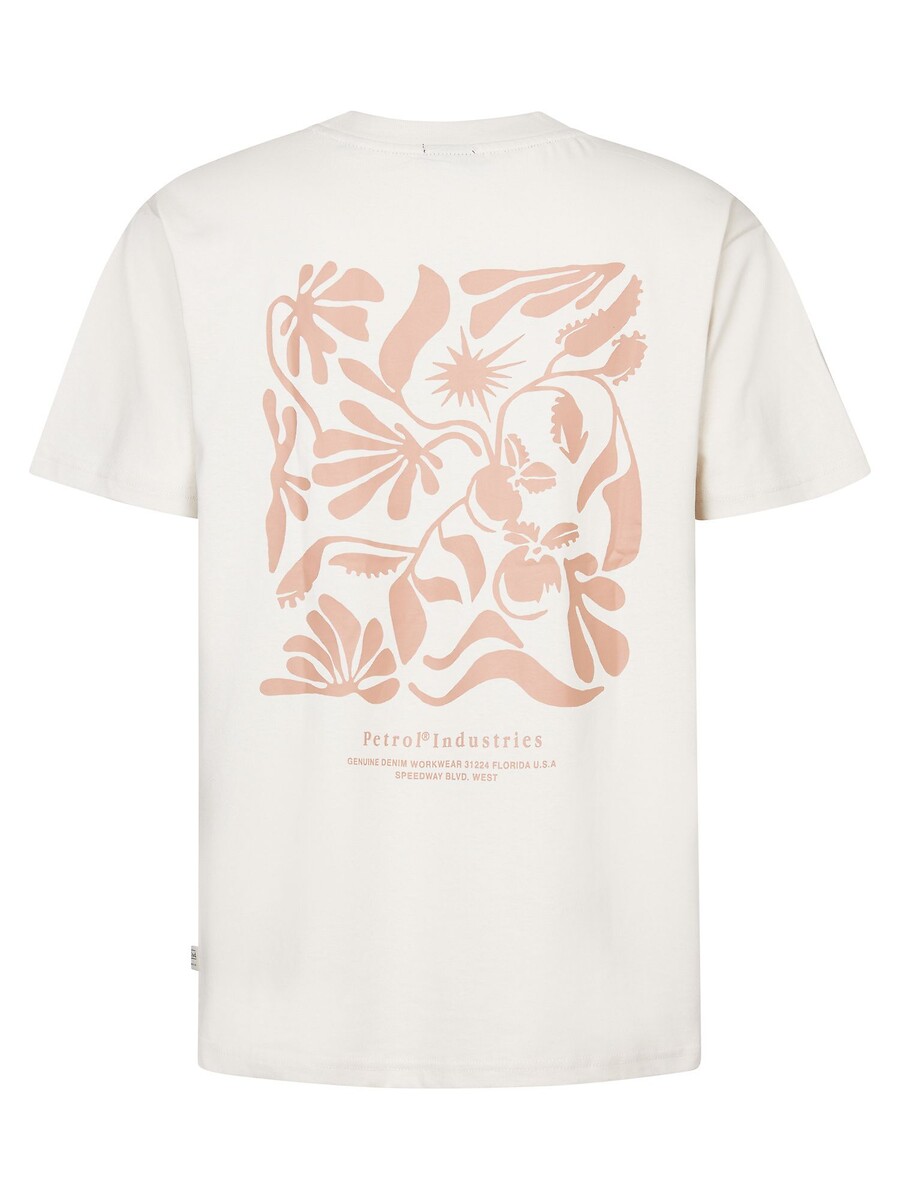 INDÚSTRIAS PETROLÍFERAS<br>Camiseta casual com logotipo nas costas