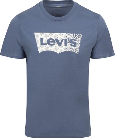 Levi's T-Shirt Graphic Logo Bandana Indigo 22491-1812 kopen