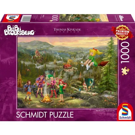 Schmidt Spiele Puzzle - Bibi Blocksberg, Junghexentreffen, 1000 Teile