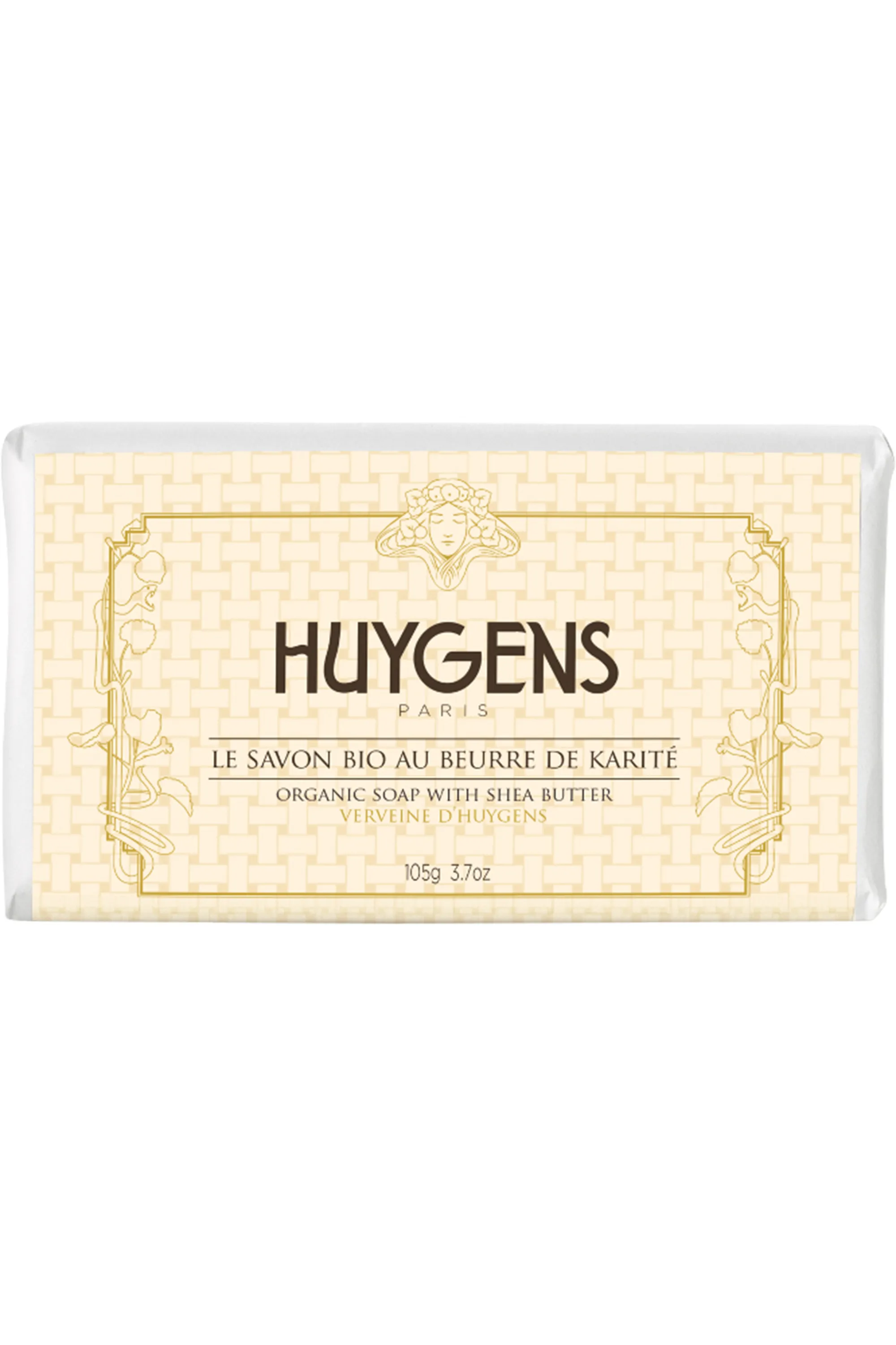 Huygens Savon solide au beurre de karité verveine-105 g