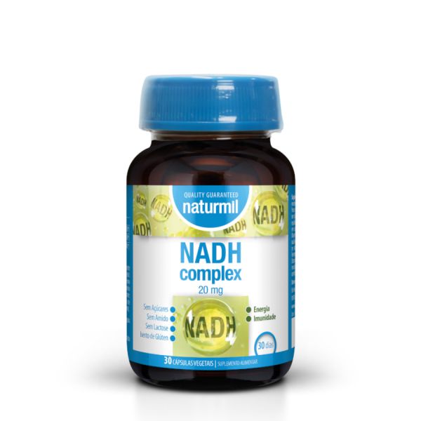 Naturmil NADH Complex 20mg Cápsulas 30 Cápsulas
