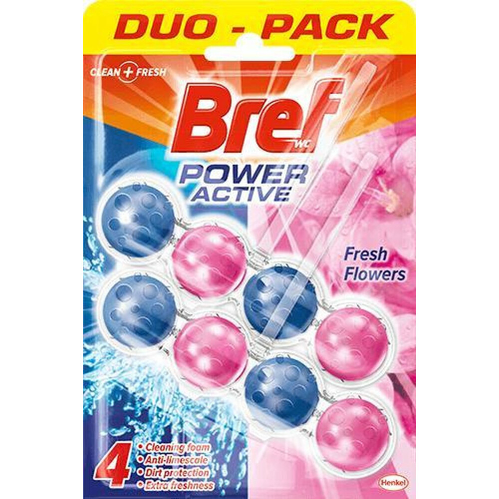Bref Toiletblok Brilliant Gel Fresh Flowers2 stuks