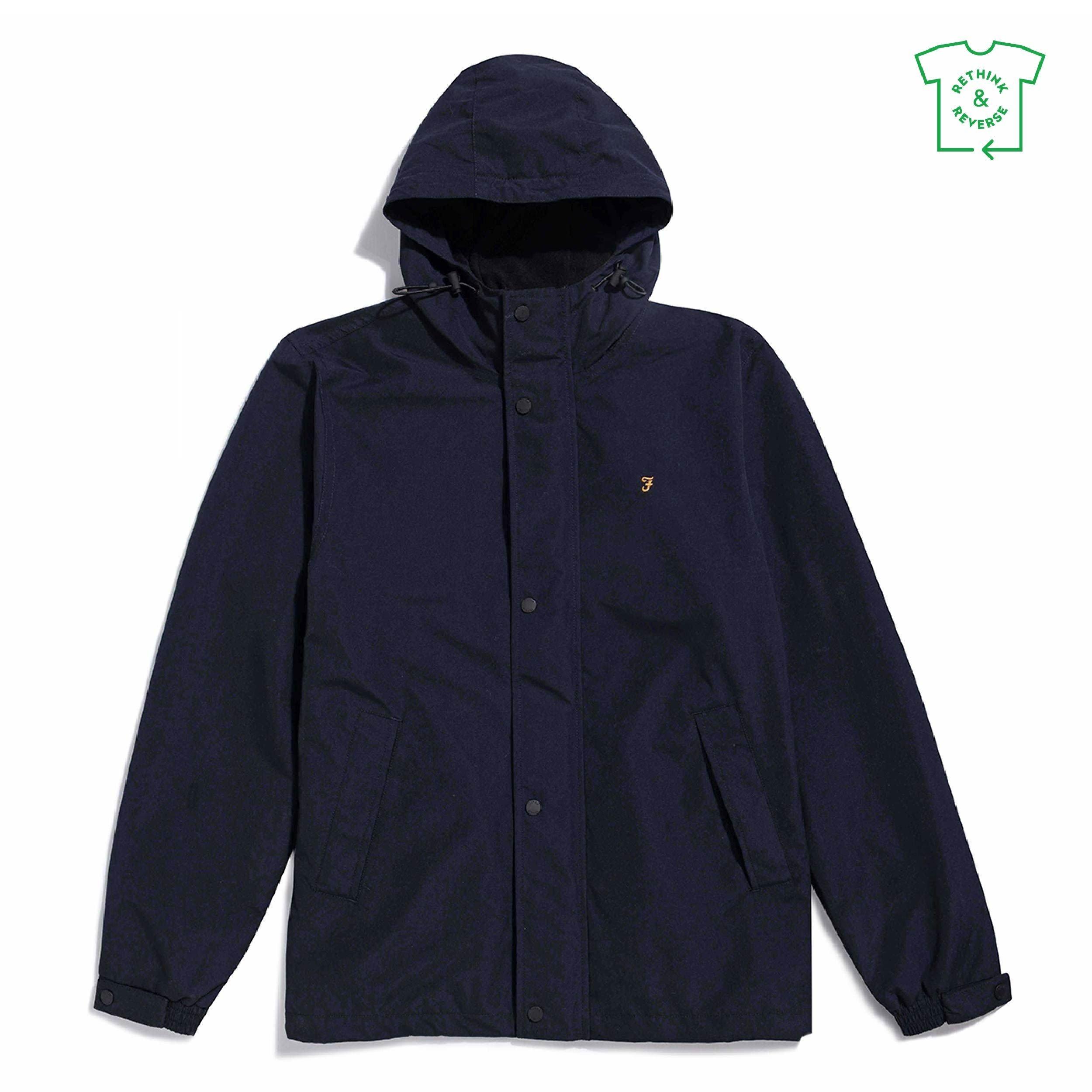 Farah Fleece Lined Hooded Coat
