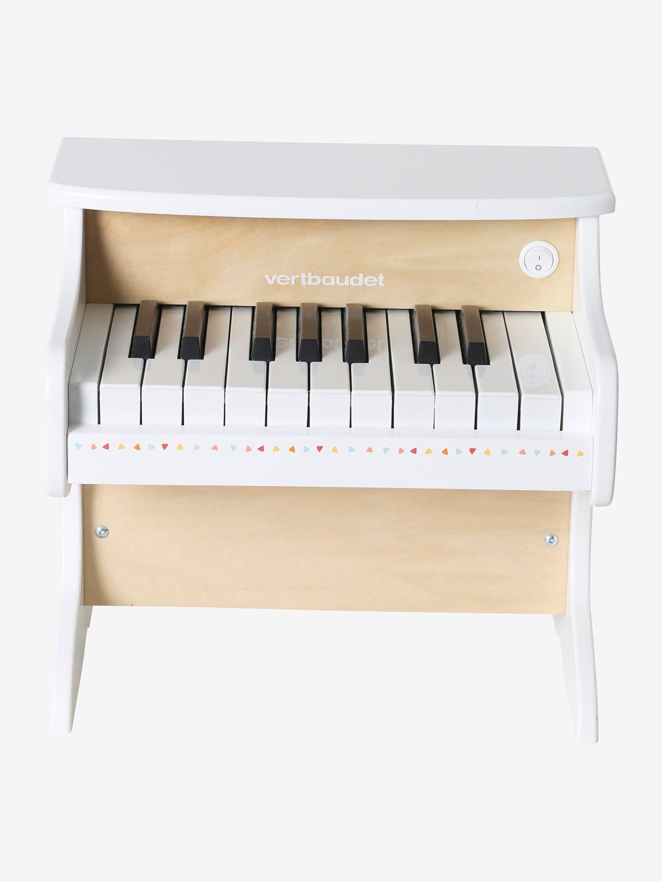 Piano de madeira multicolorido com certificação FSC®