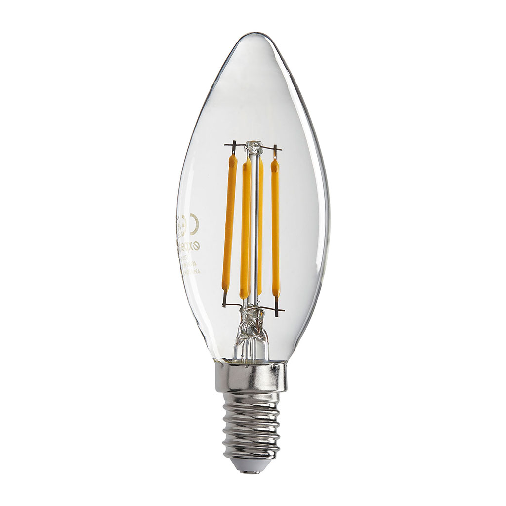 Ampoule led filament blanc chaud E14 2W