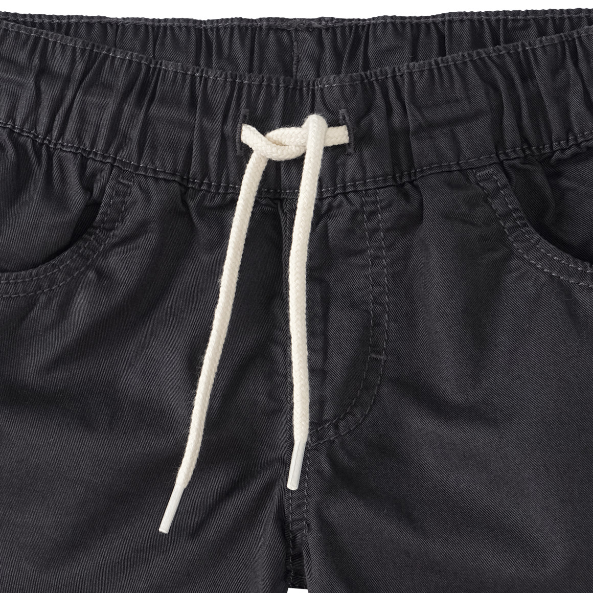 Famy Jungen Shorts mit Tunnelzug dunkelgrau