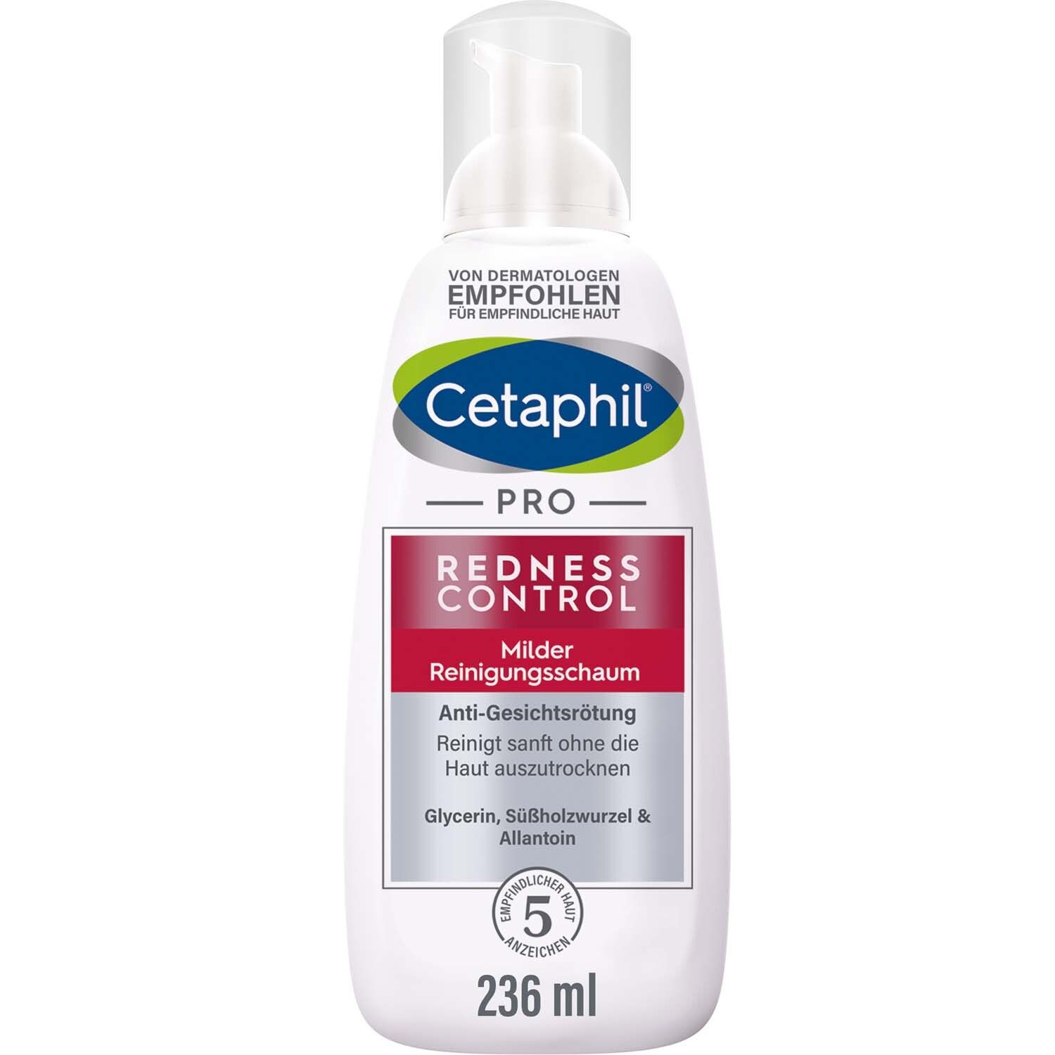 CETAPHIL PRO RednessControl Milder Reinigungsschaum, zu Rötungen neigende Haut