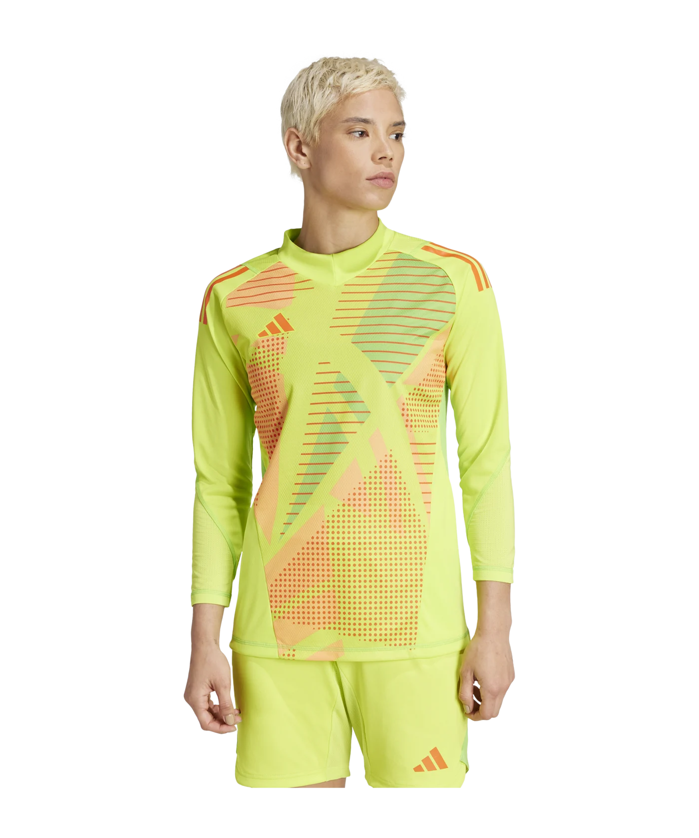 adidas Tiro 24 Pro Torwarttrikot langarm Damen Gelb