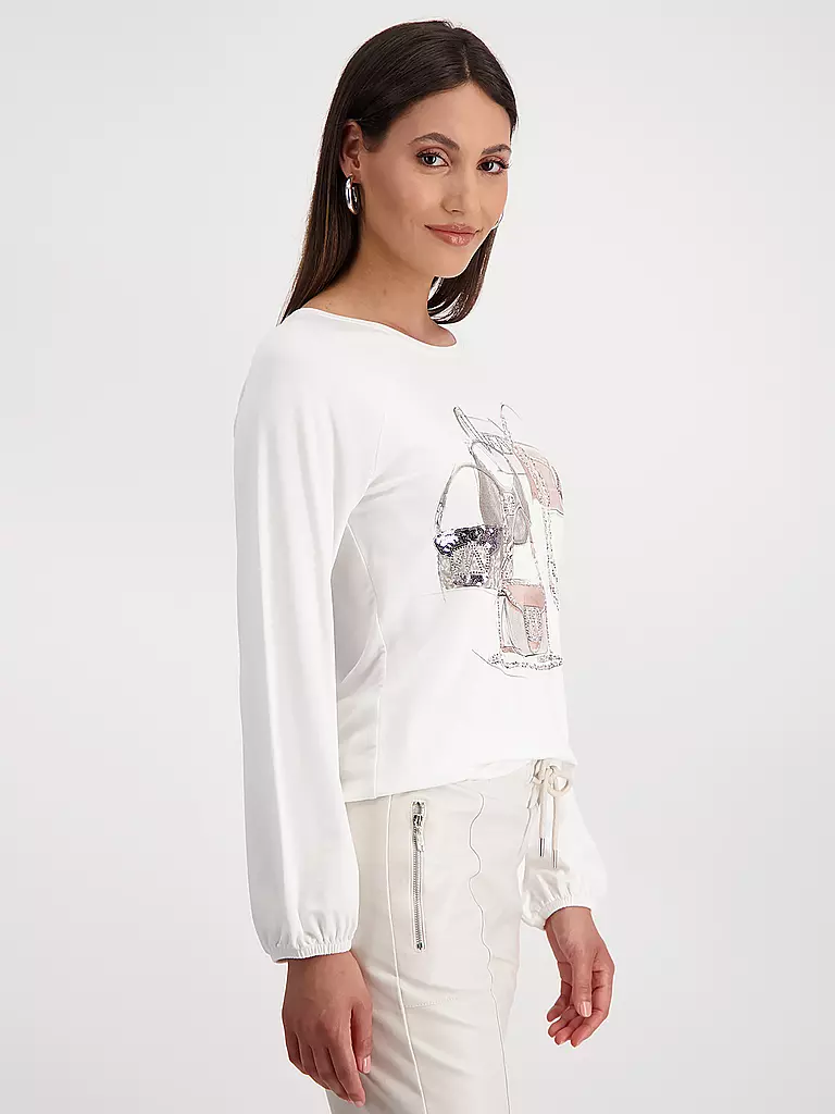 MONARI Langarmshirt  creme