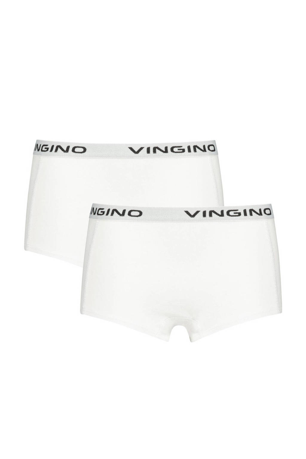 Perfect fitshorts - set van 2 wit