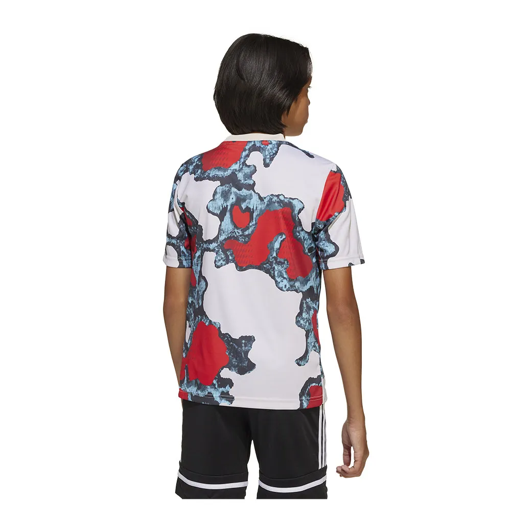 adidas FC Bayern 24/25 vor dem Spiel Junior-Kurzarm-T-Shirt