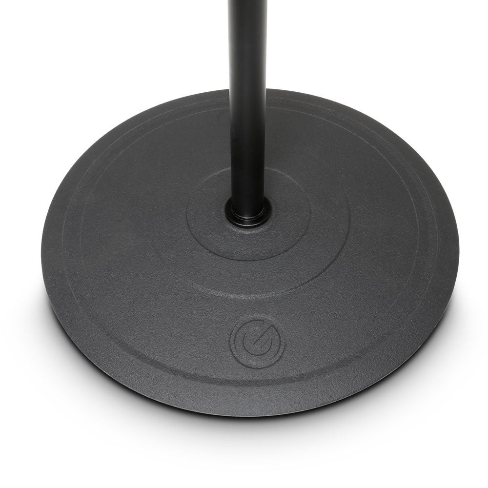 Gravity MS 23 microfoonstatief met ronde basis zwart