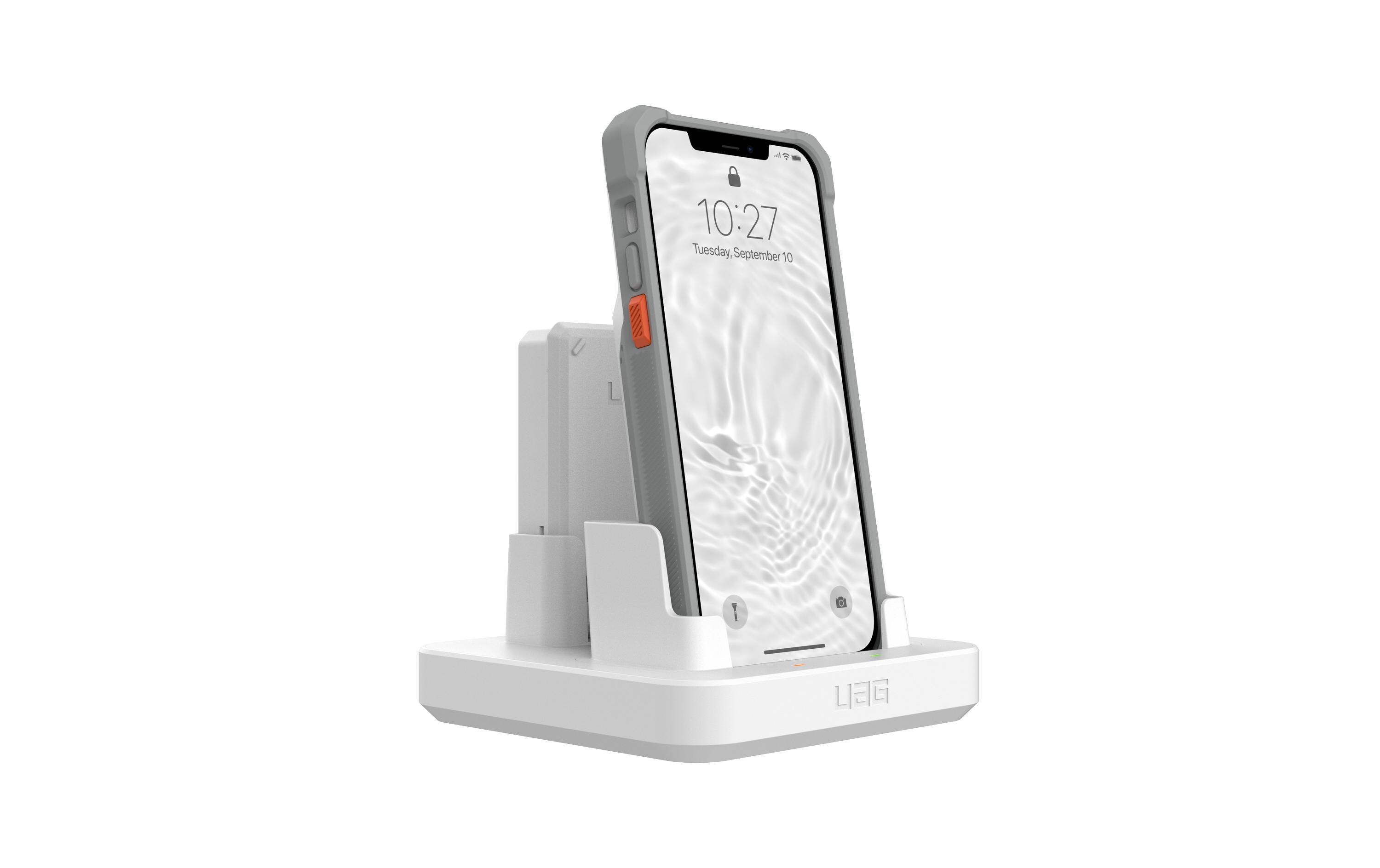 Ladestation Workflow Case Charge Cradle Weiss<br>Ladestation zum Laden von IPhone